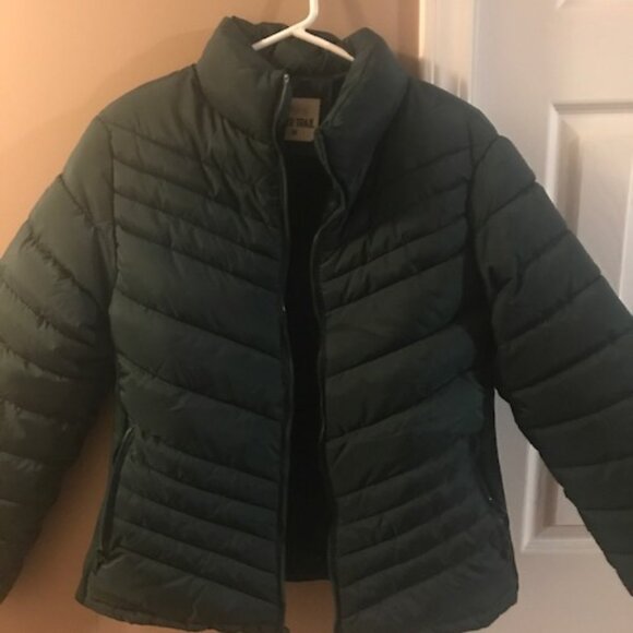 Ladies Puffer Jacket - green - Picture 1 of 3